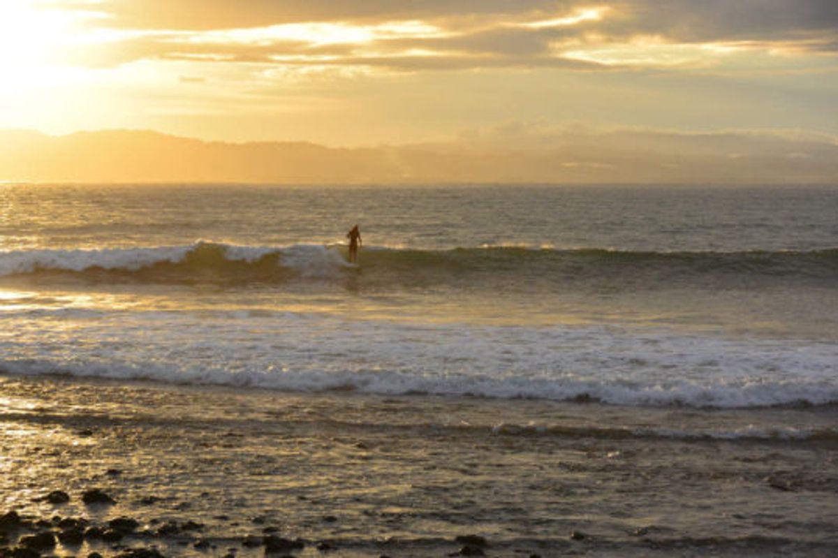 Sunset Serenity: Relaxing at Santa Teresa Beach in Costa Rica